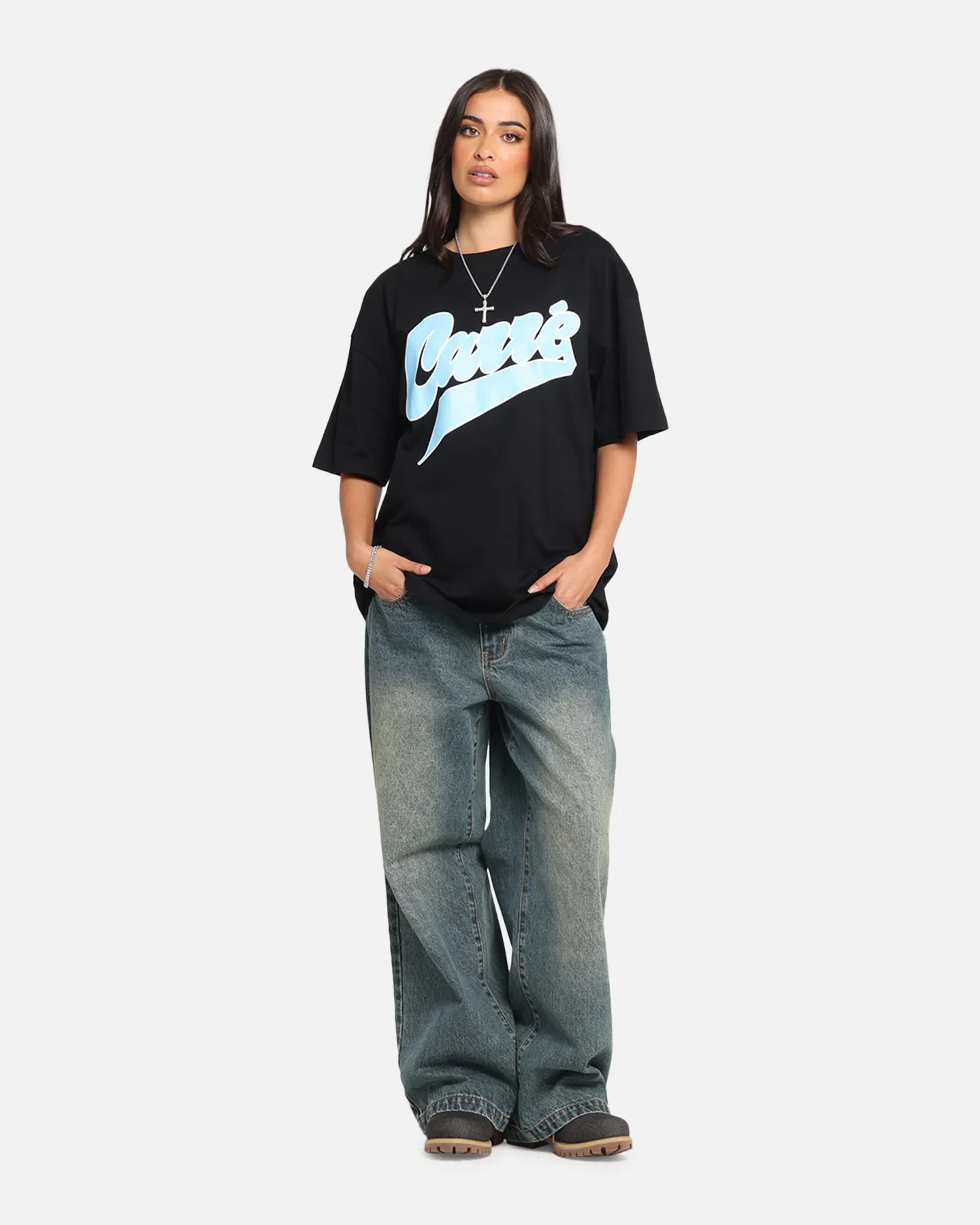 Carre Slugger Script T-Shirt Black