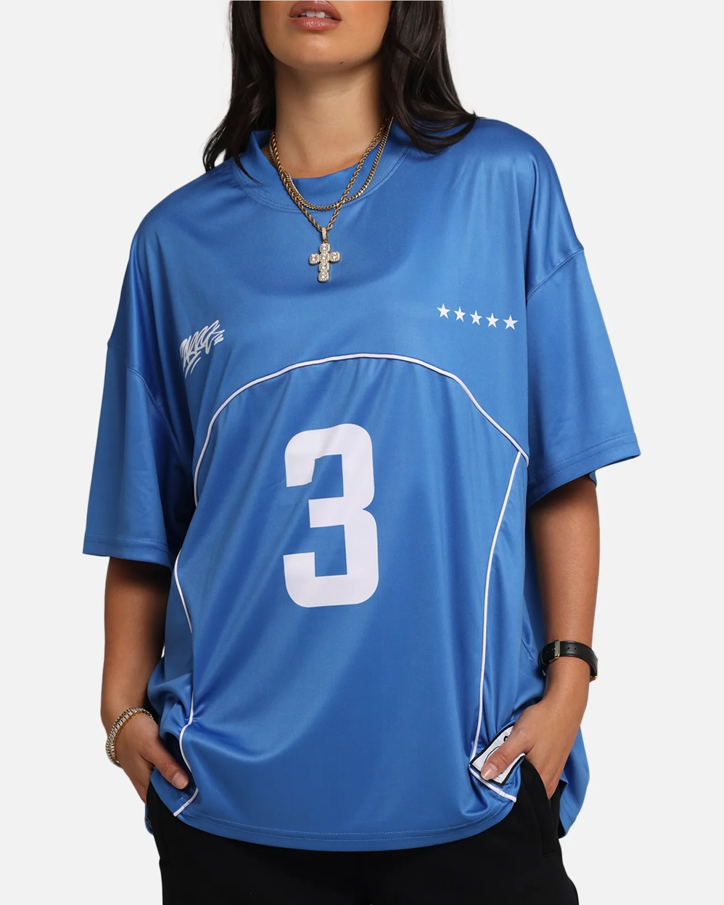 Carre Trainer T-Shirt Blue