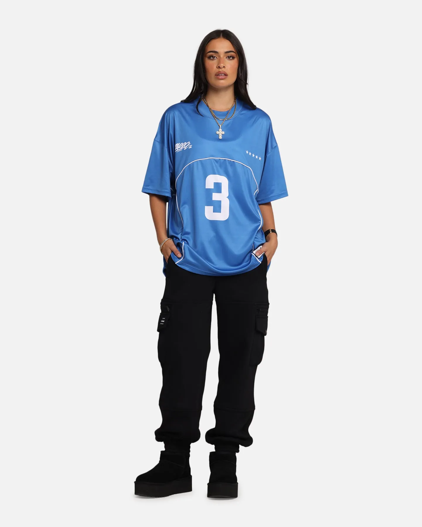 Carre Trainer T-Shirt Blue