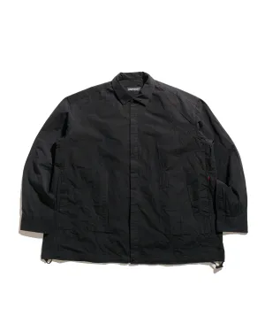CASEY CASEY Volt Shirt Paper Cot Black