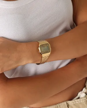 Casio A158WETG-9A Gold