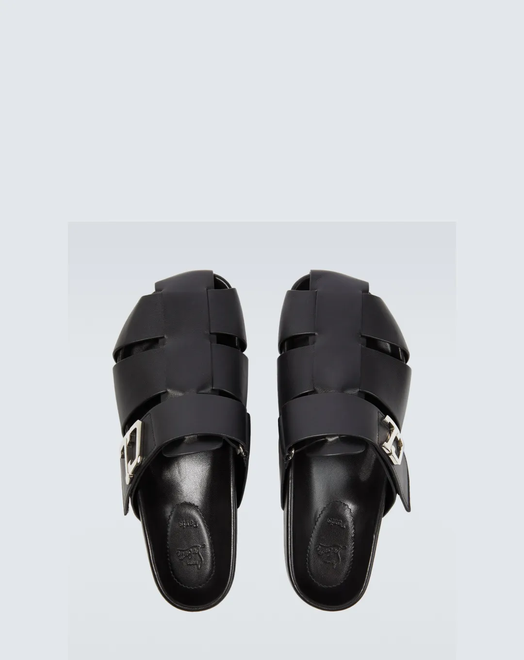 Christian Louboutin Abubizz Leather Slippers