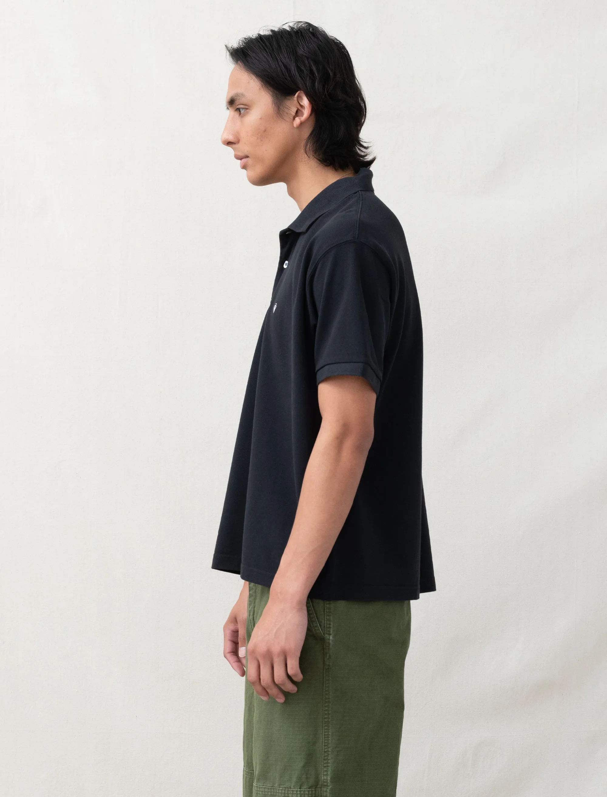 Classic Pique Polo (Black)