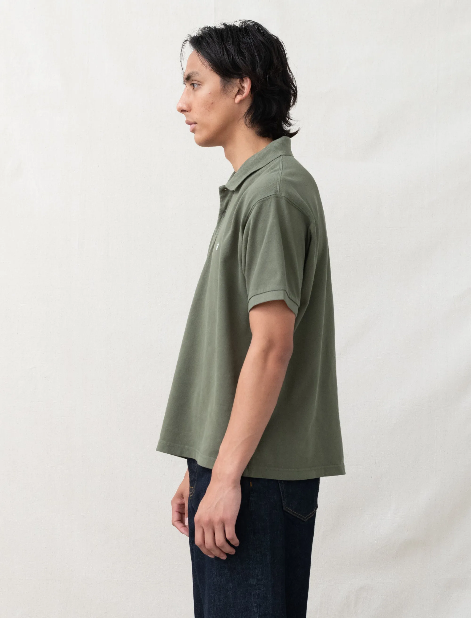 Classic Pique Polo (Green)