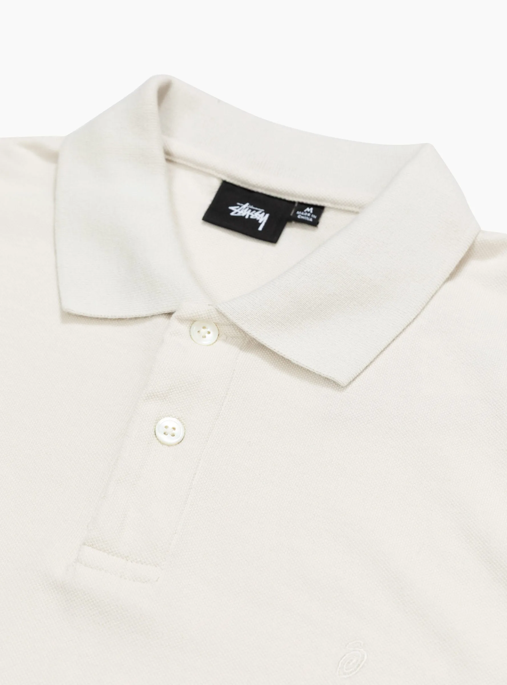 Classic Pique Polo Off White