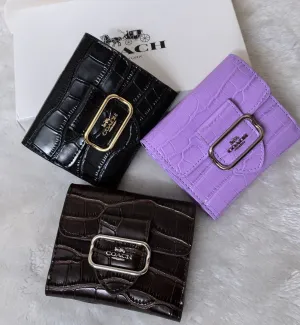 Coach Small Embossed Morgan Leather Wallet