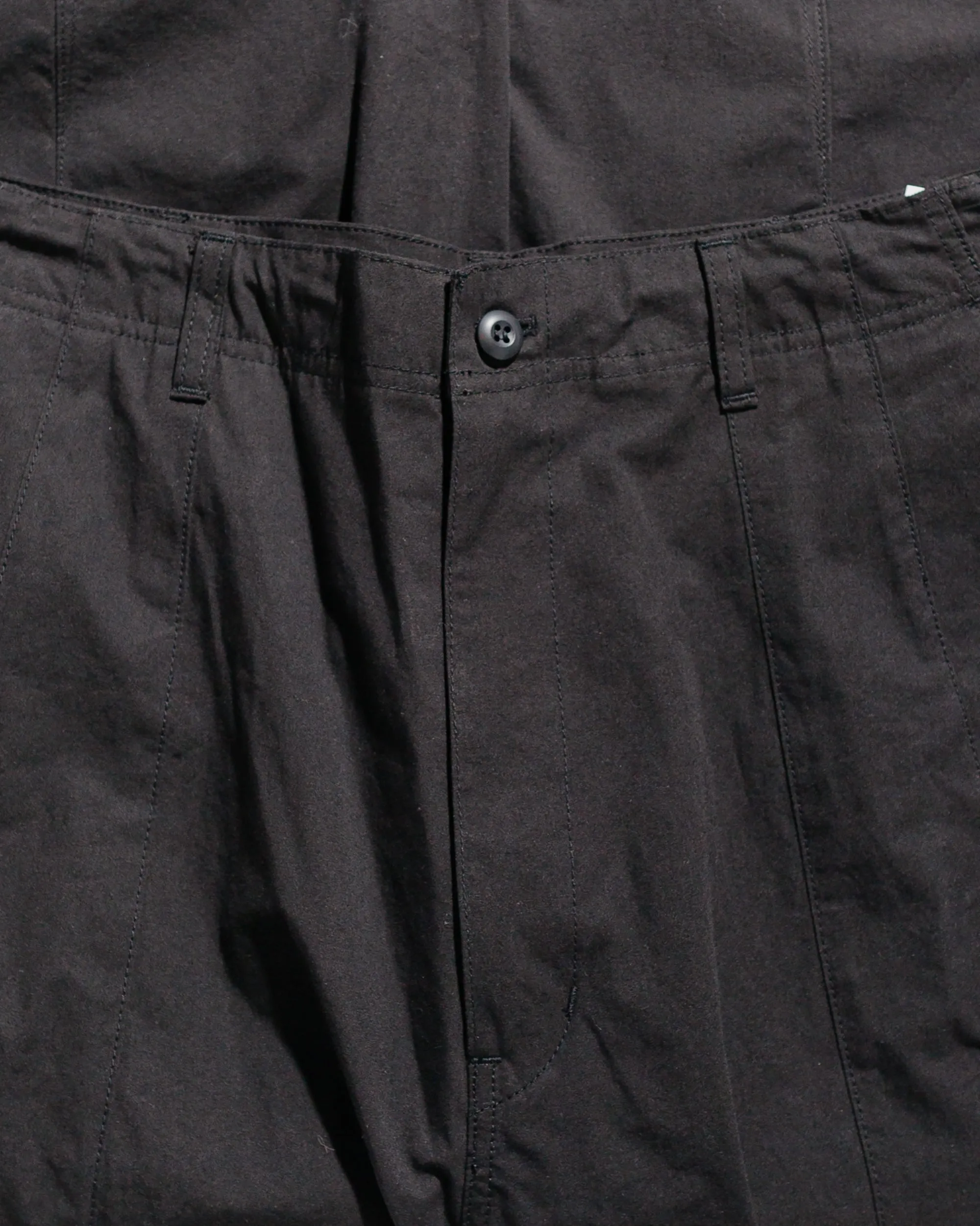 Comme des Garons HOMME Compact Cotton Cargo Pants Blacks