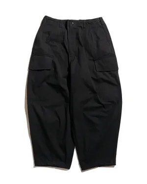 Comme des Garons HOMME Compact Cotton Cargo Pants Blacks