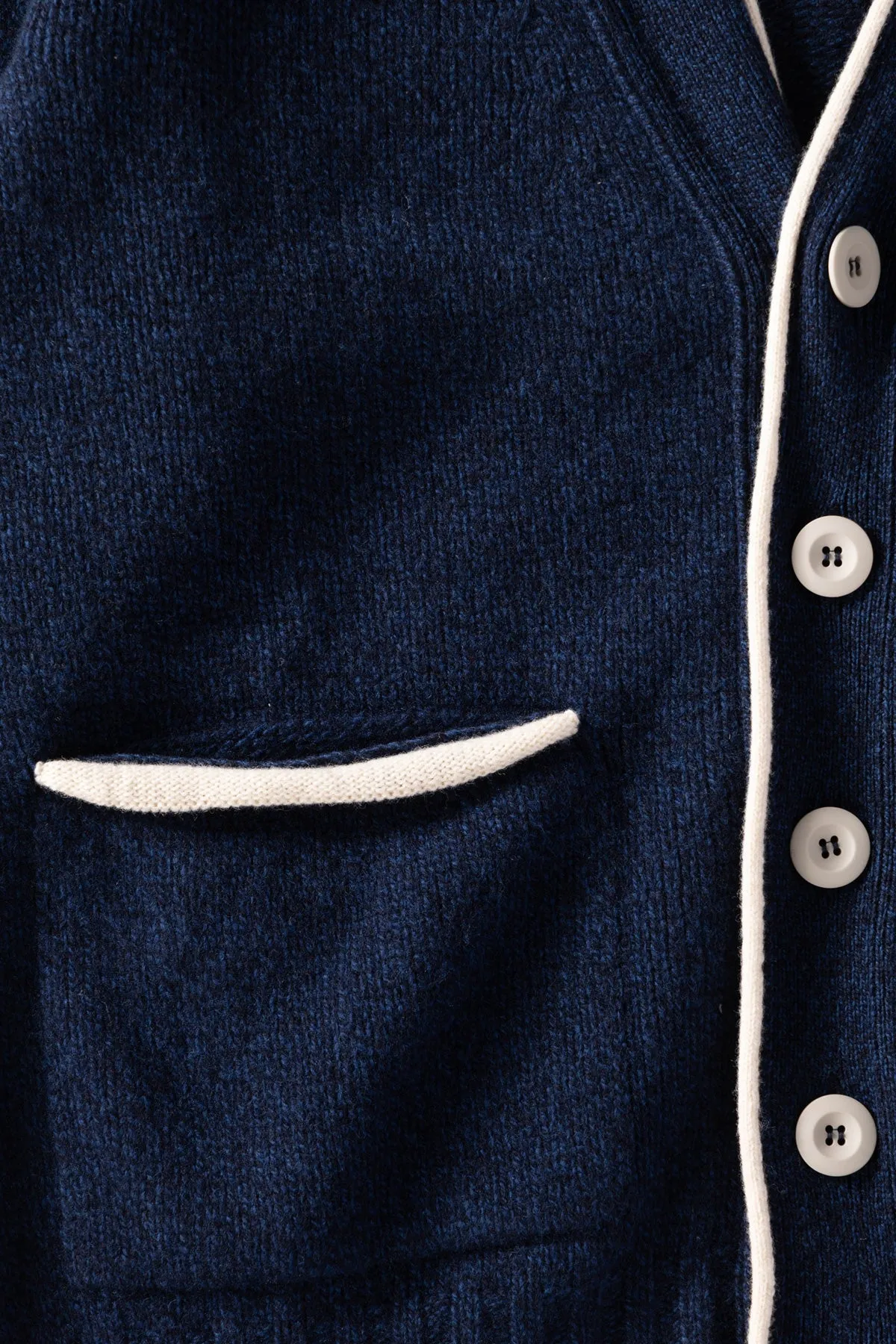 Dead Eyes Opened - Navy Mix Superfine Lambswool