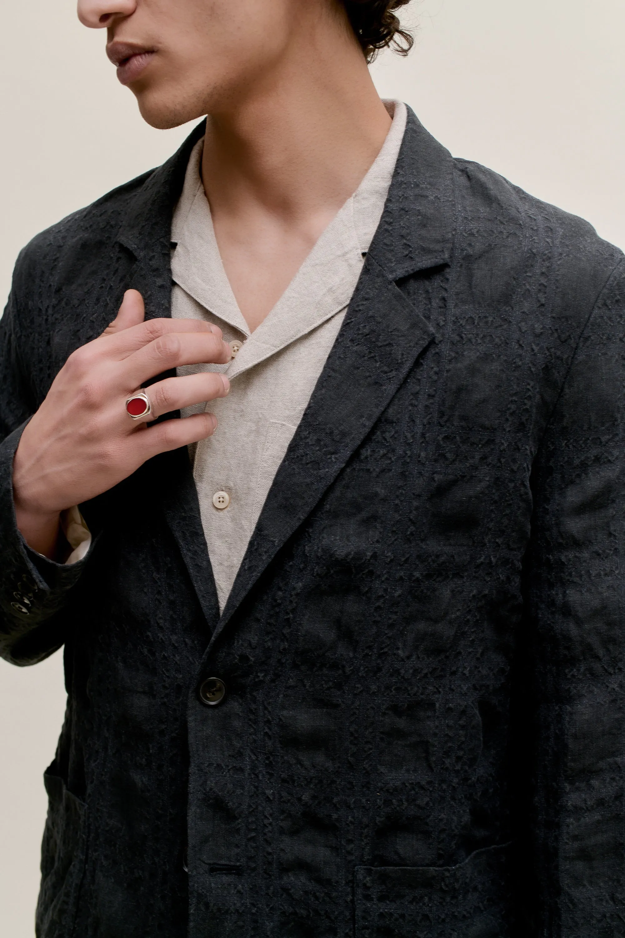DECONSTRUCTED PEAK BLAZER