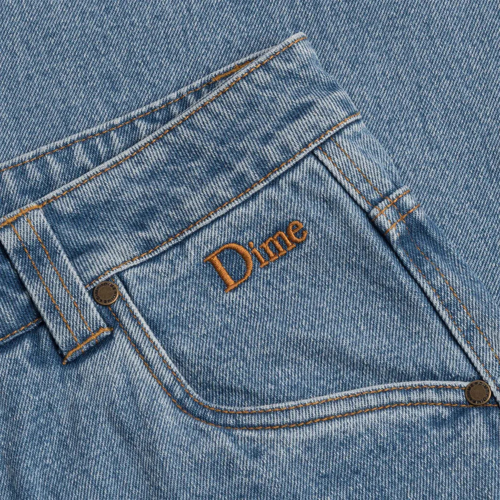 Dime Classic Relaxed Denim Pants // Blue Washed