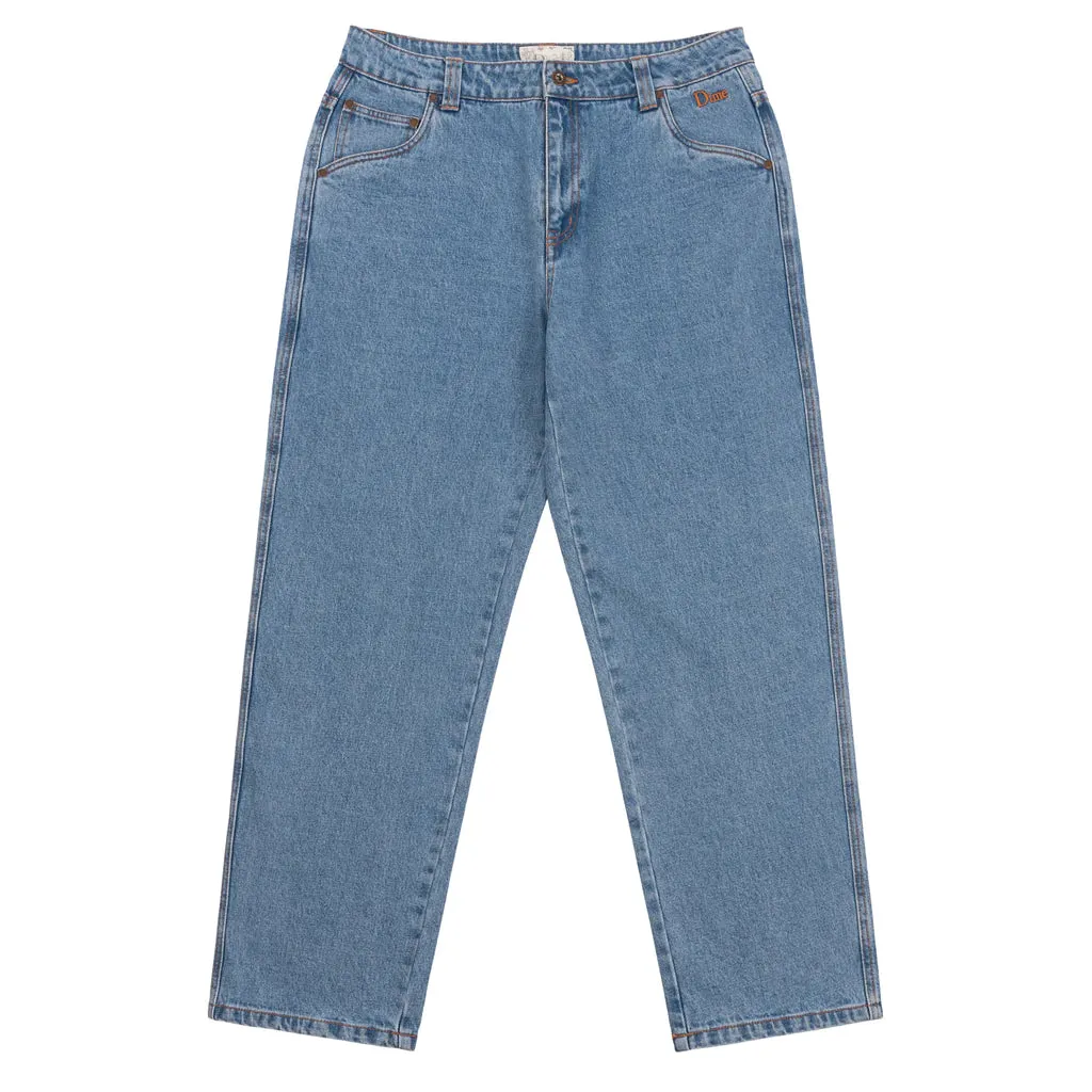 Dime Classic Relaxed Denim Pants // Blue Washed