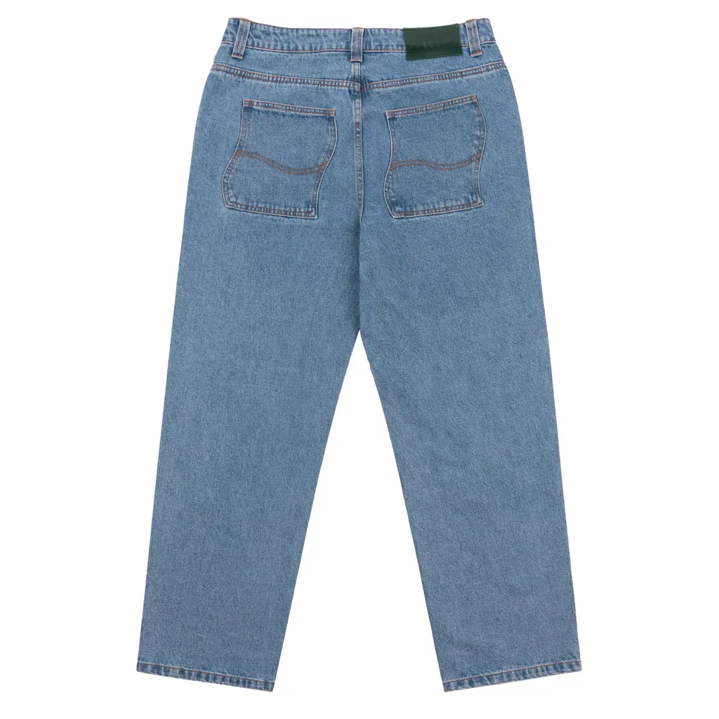Dime Classic Relaxed Denim Pants // Blue Washed