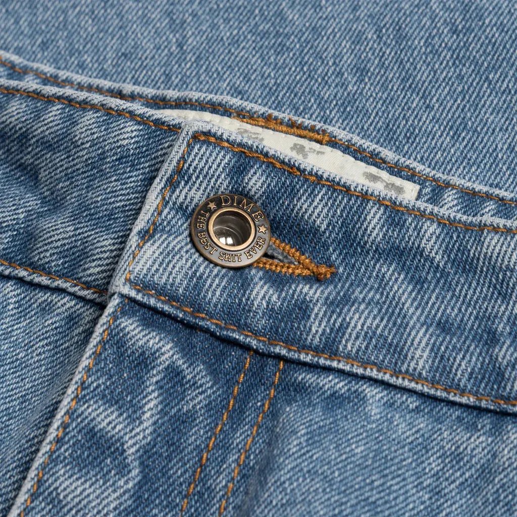 Dime Classic Relaxed Denim Pants // Blue Washed