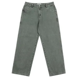 Dime Relaxed Denim Pants // Faded Green