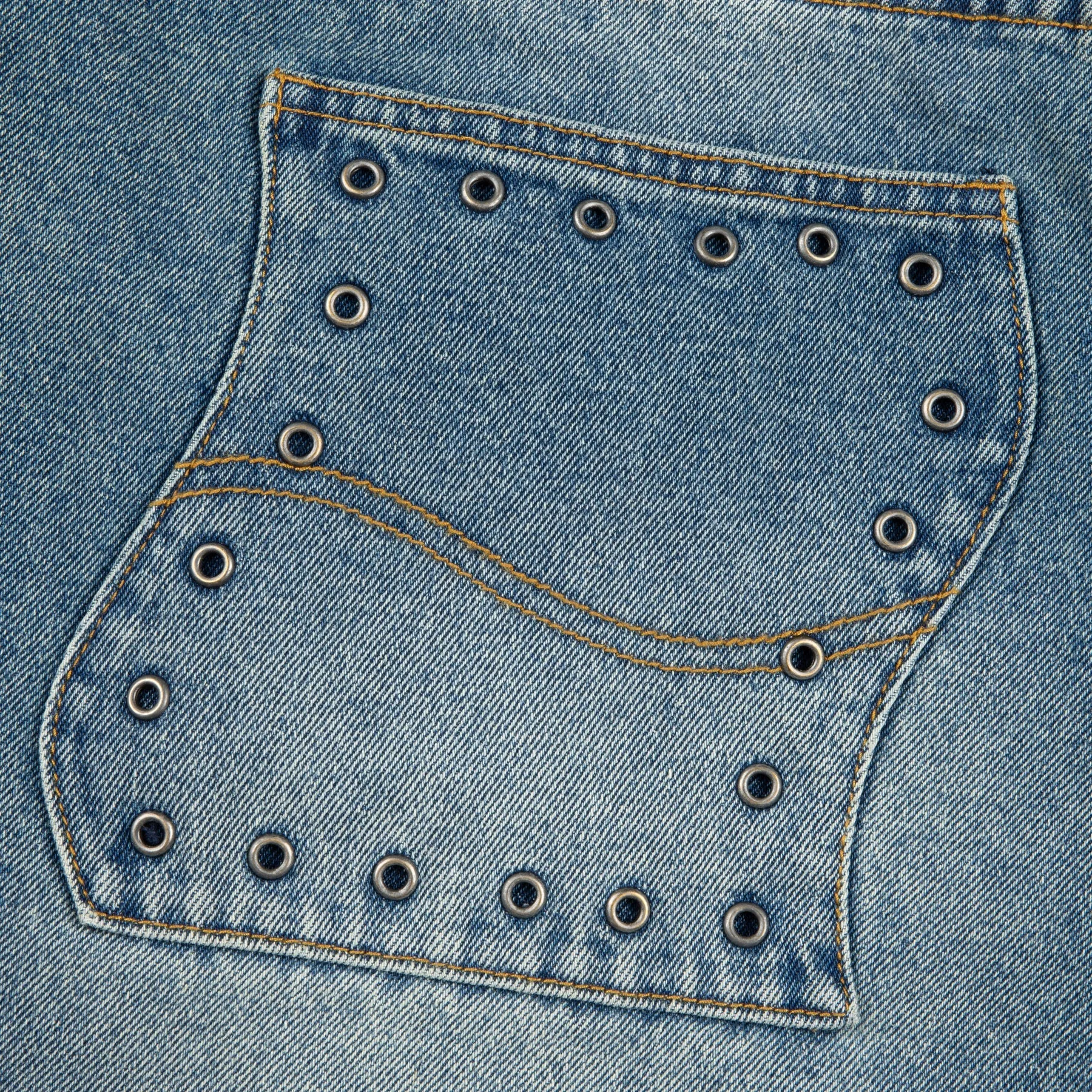 Dime Relaxed Denim Pants // Sandblasted Indigo