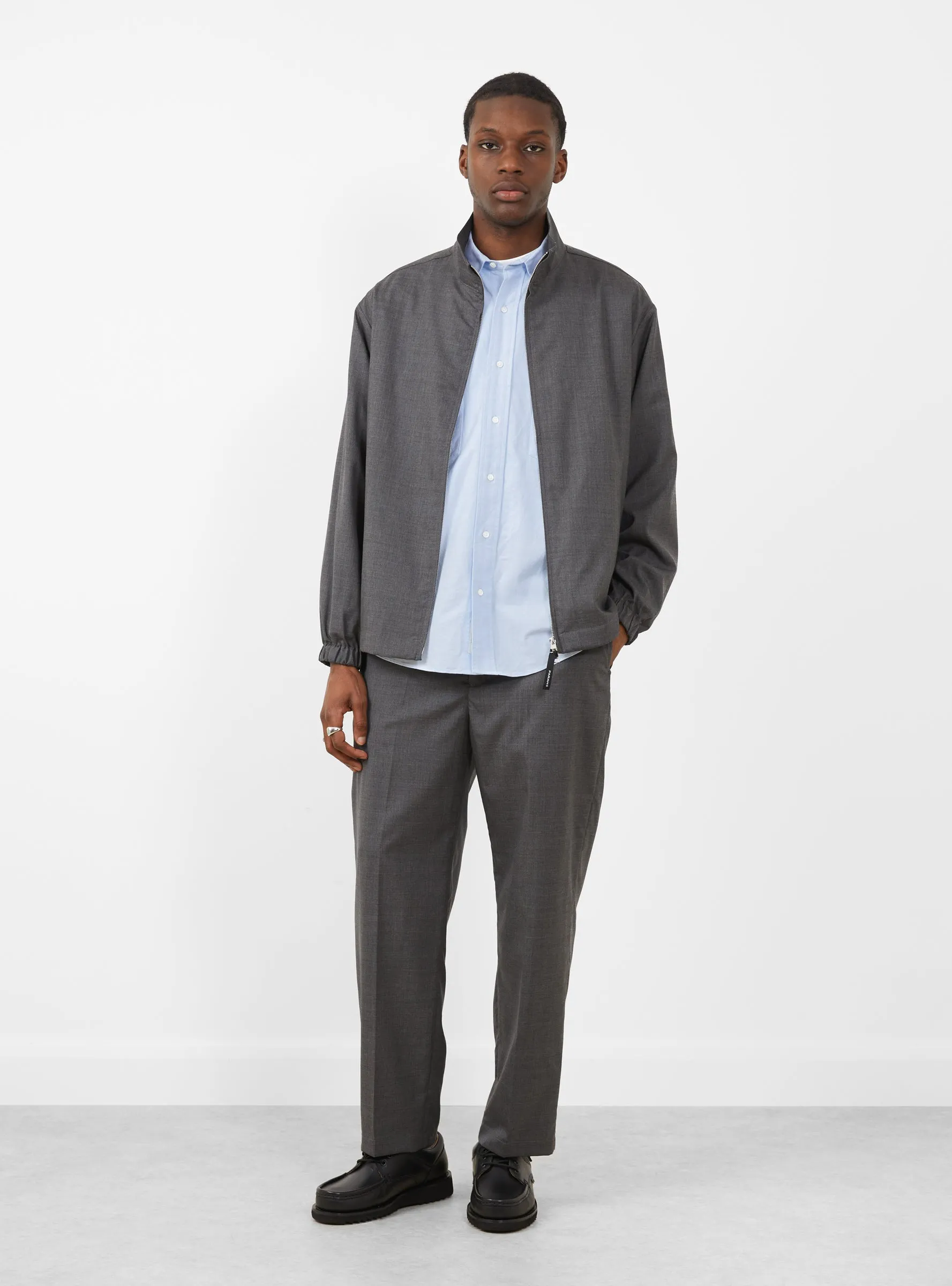 Easy Tapered Pants Charcoal Grey