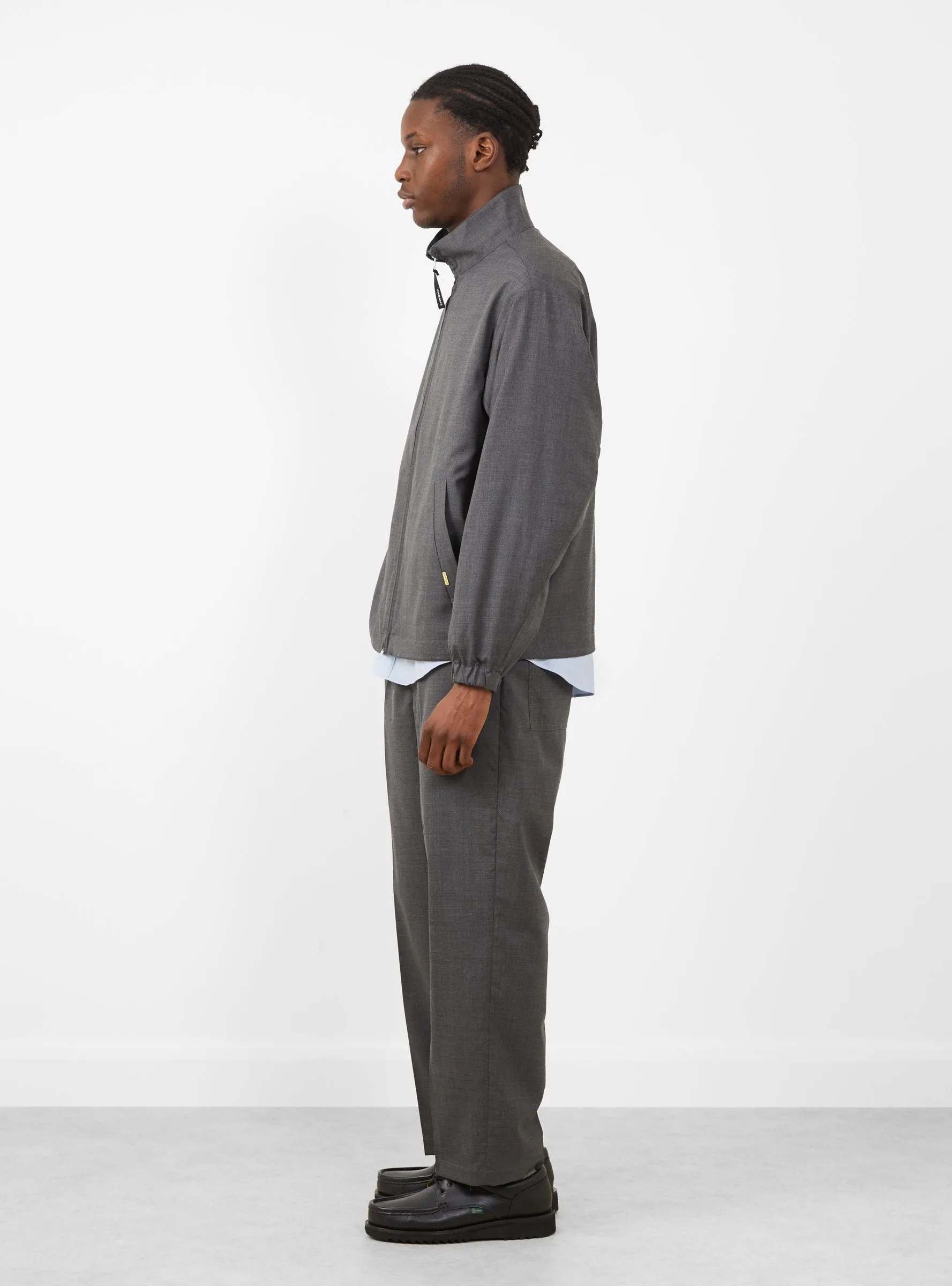 Easy Tapered Pants Charcoal Grey