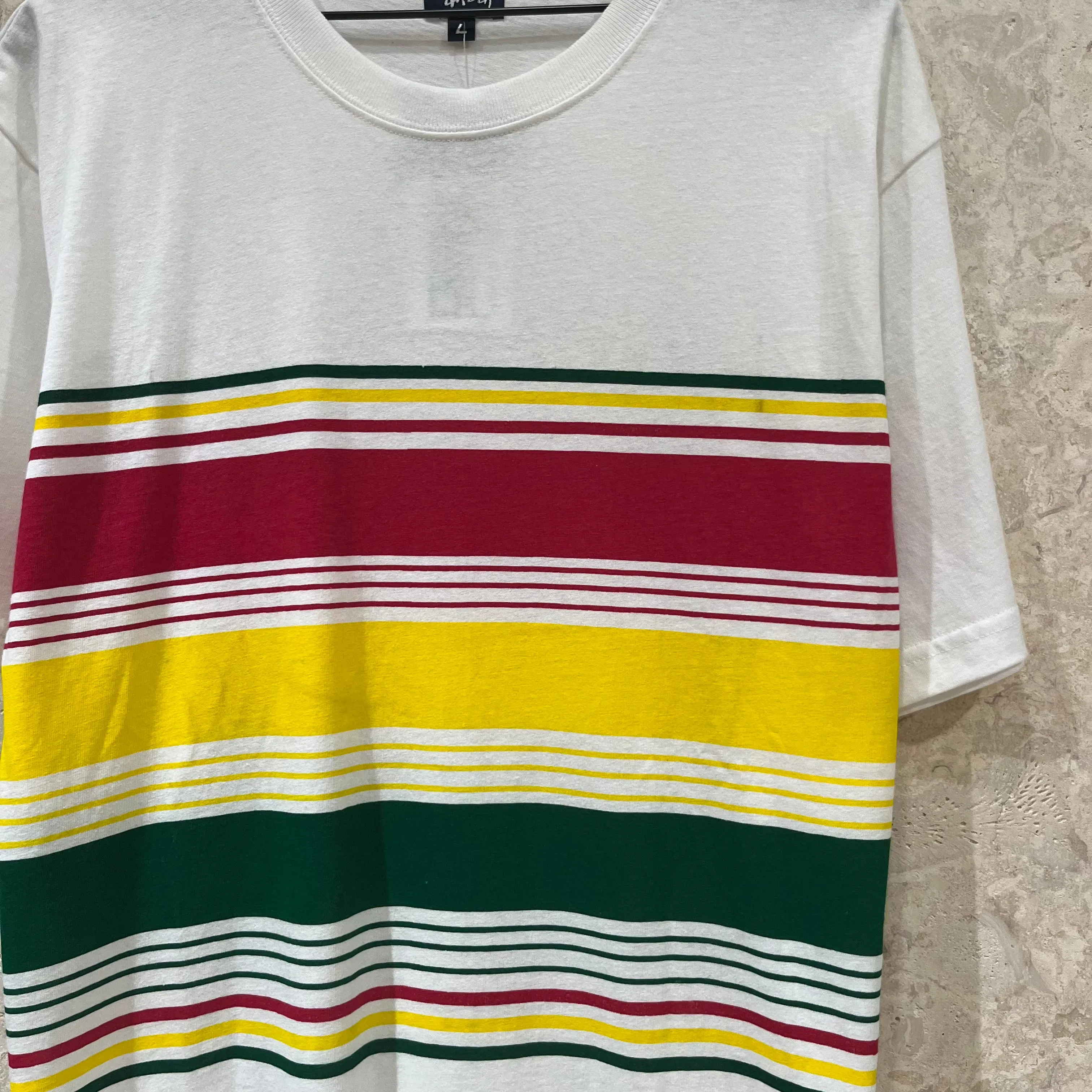 EL 1990s Stussy Striped T Shirt Size L