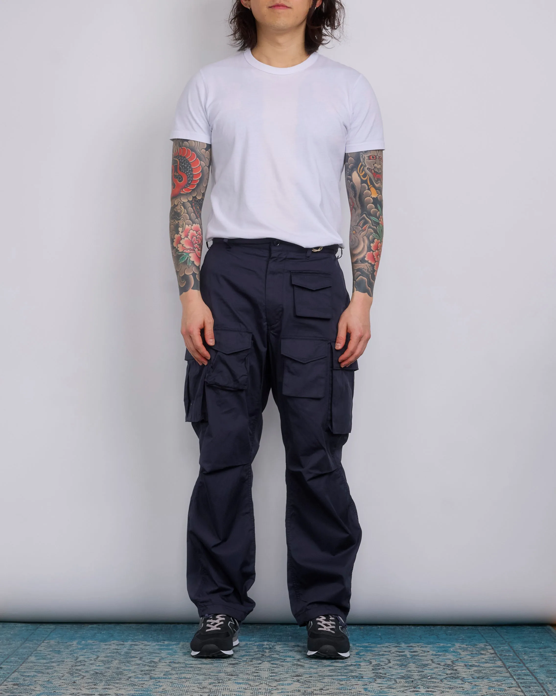 Engineered Garments FA Pant High Count Twill Dark Navy