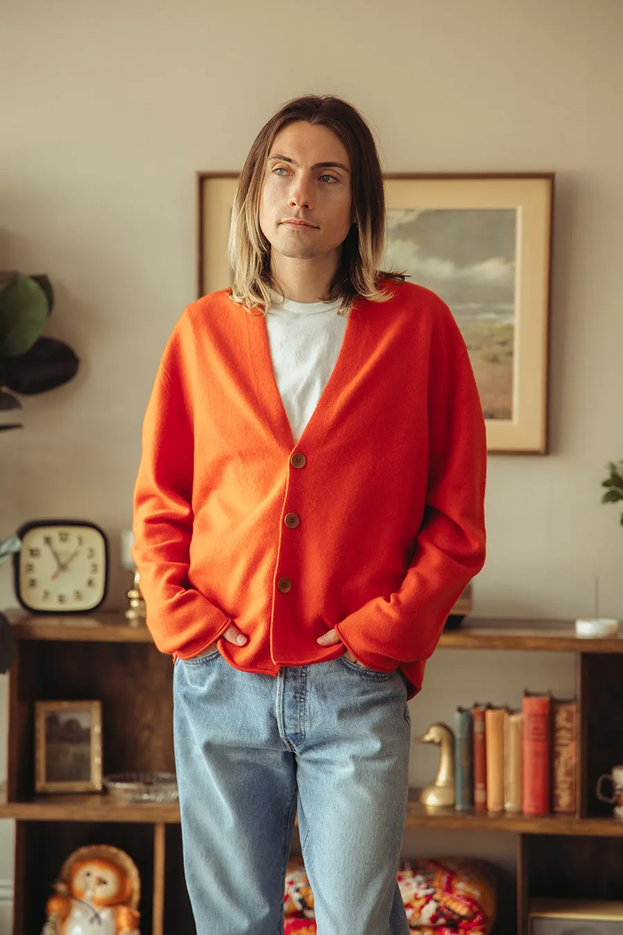 Everywhere Cardigan - Cherry