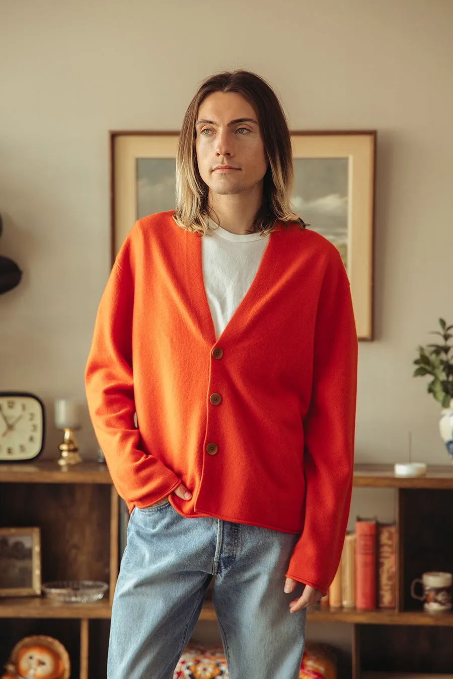 Everywhere Cardigan - Cherry