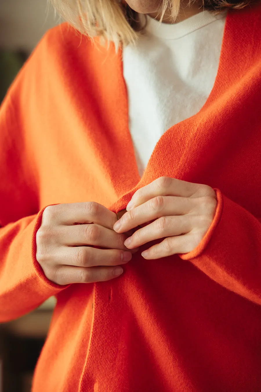 Everywhere Cardigan - Cherry