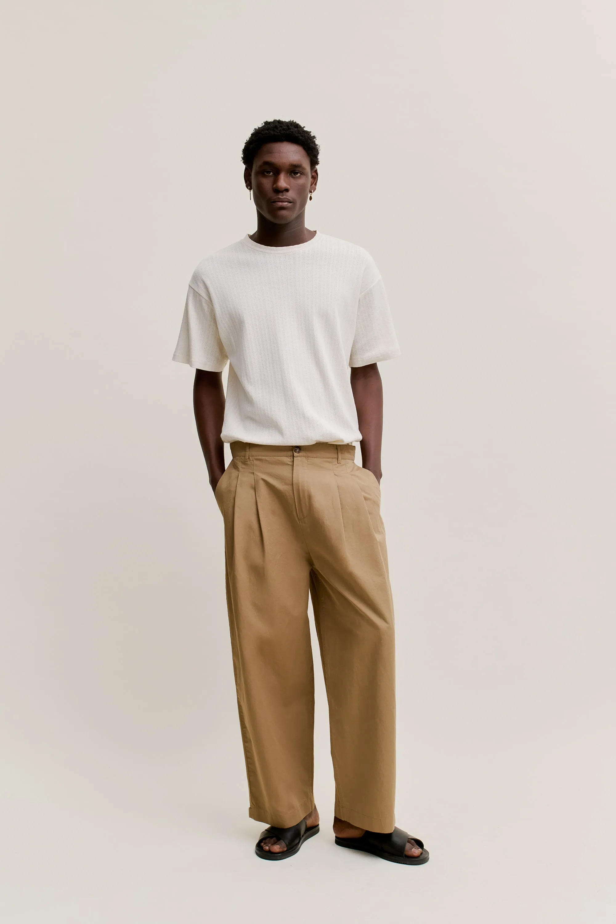 FLEXIBLE WIDE TROUSERS