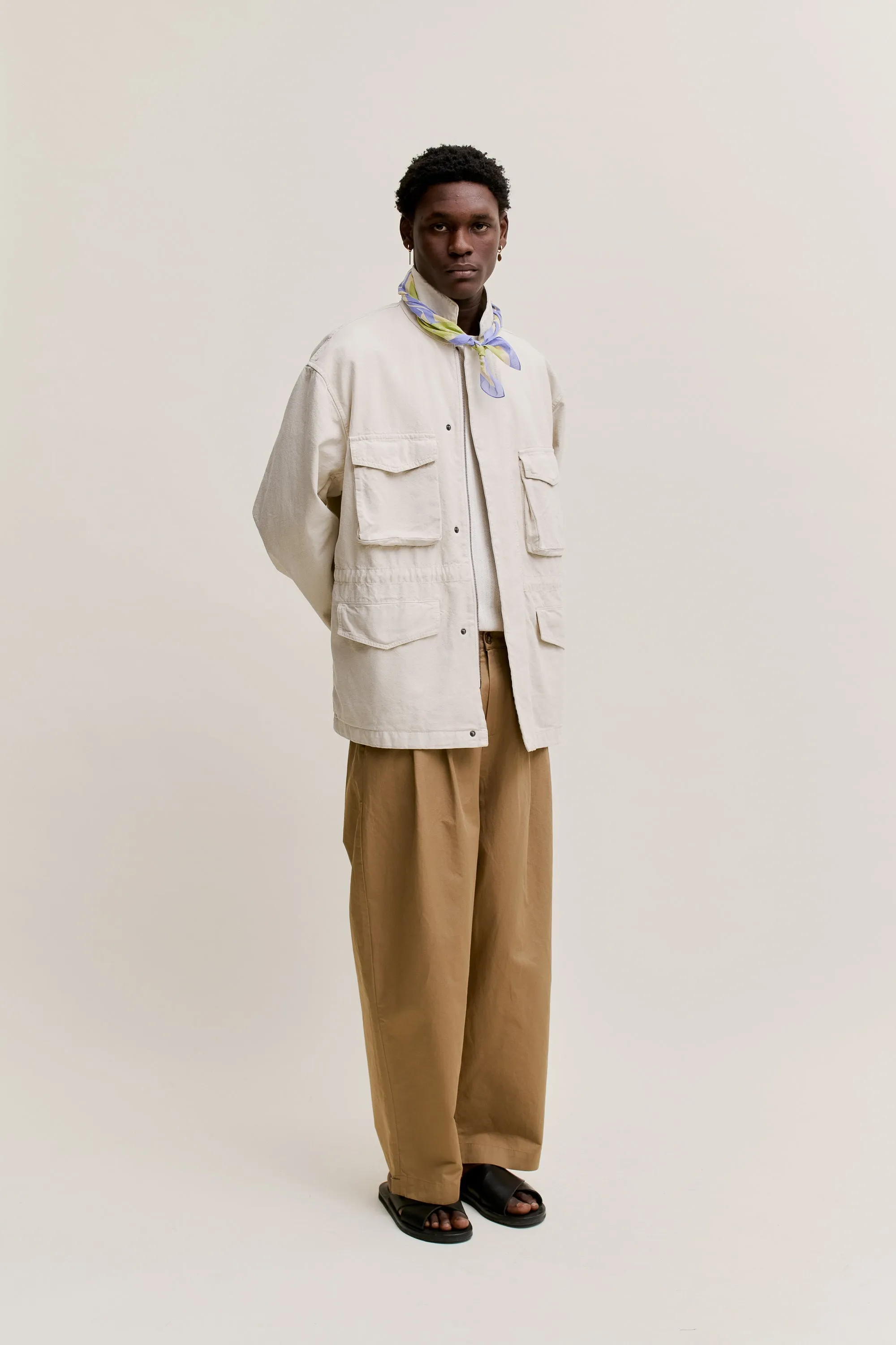 FLEXIBLE WIDE TROUSERS