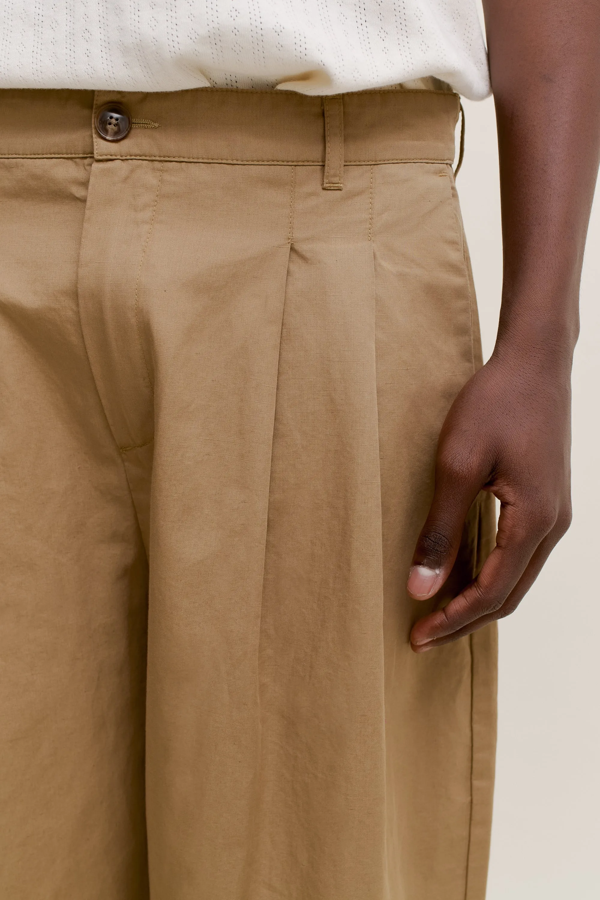 FLEXIBLE WIDE TROUSERS