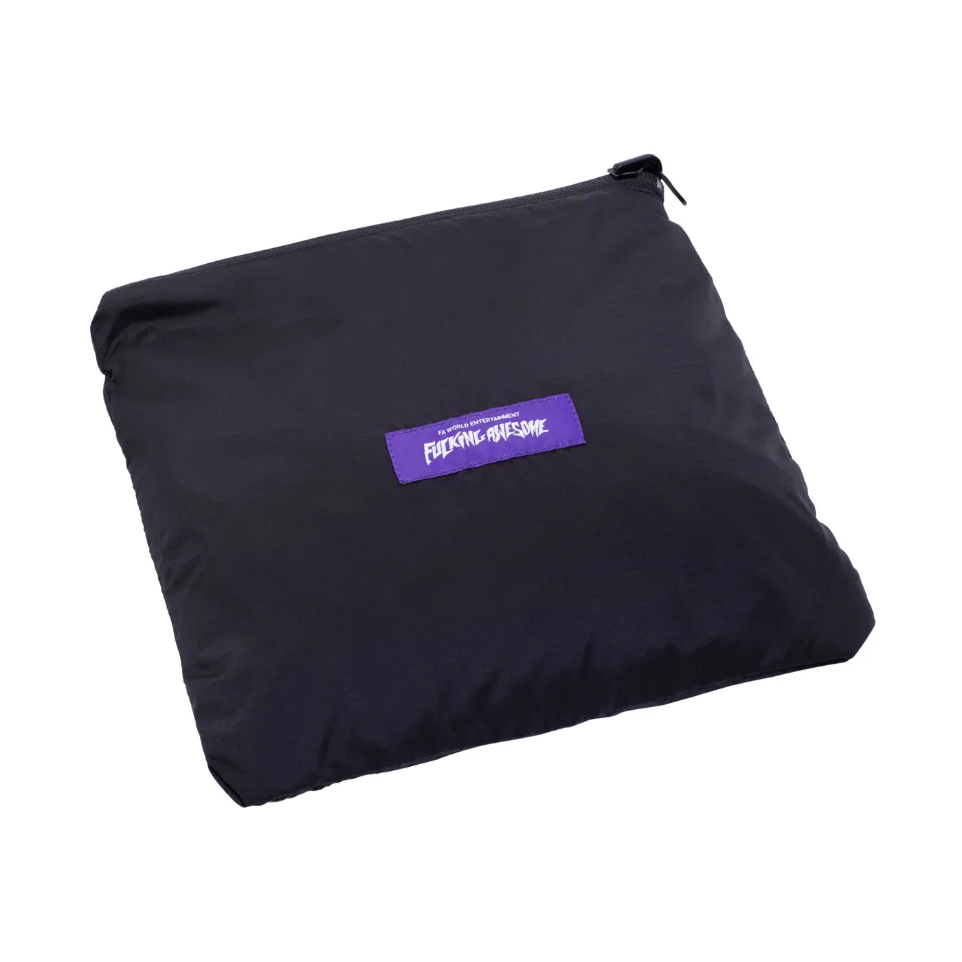Fucking Awesome Cut Off Logo Anorak // Black