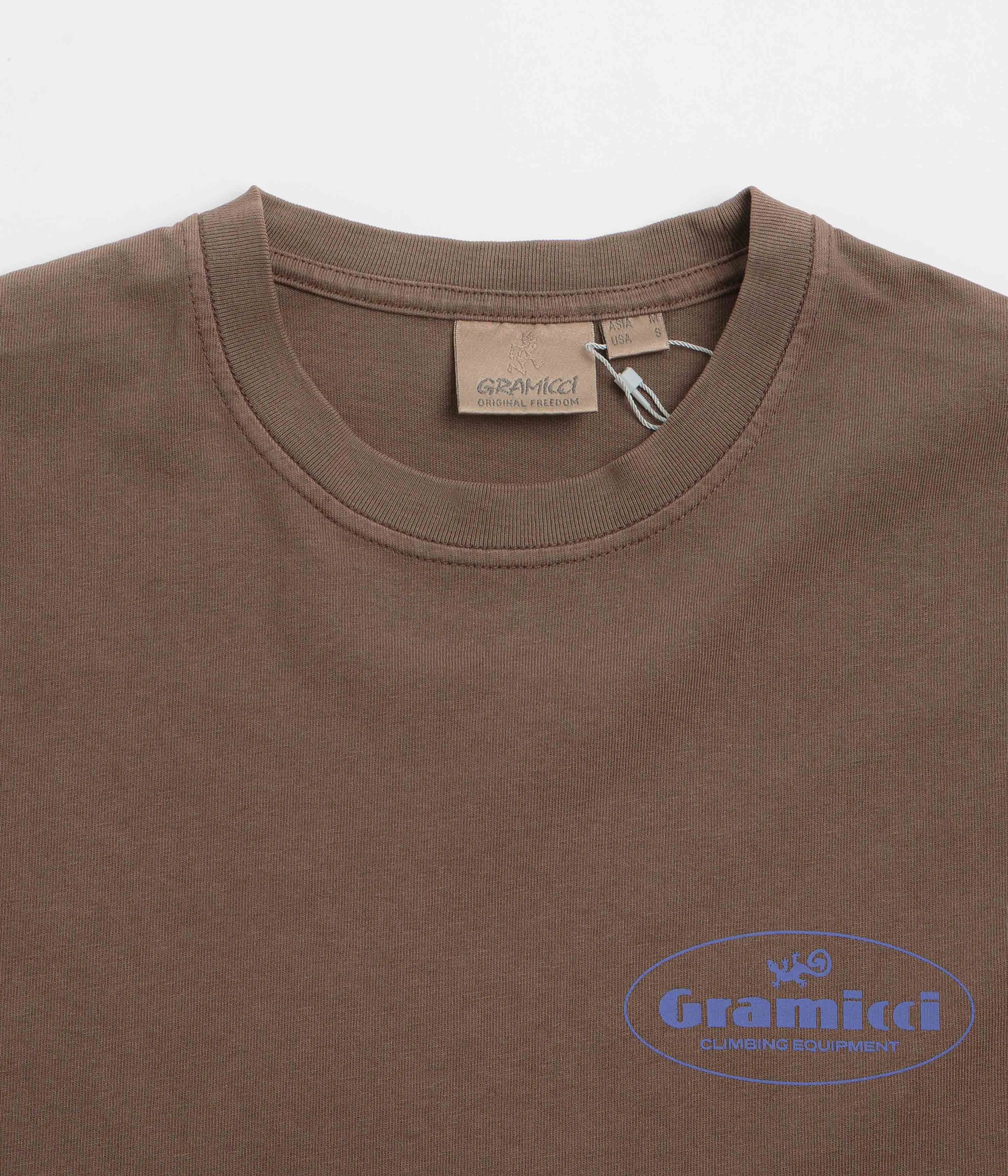 Gramicci Climbing Equipment T-Shirt - Brown Pigment
