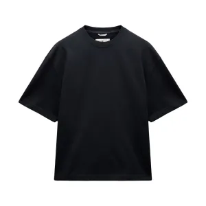 HEAVYWEIGHT JERSEY RELAXED T-SHIRT BLACK