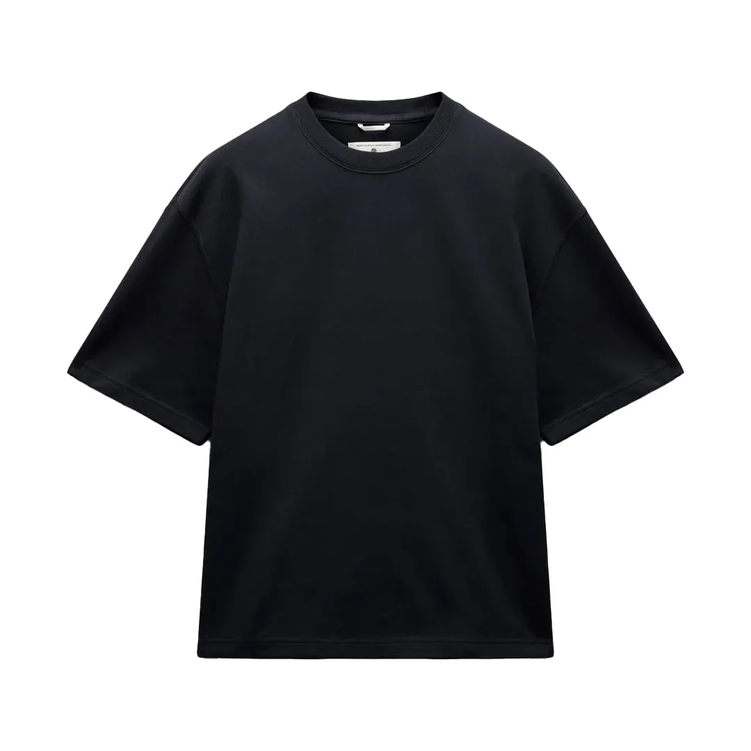 HEAVYWEIGHT JERSEY RELAXED T-SHIRT BLACK