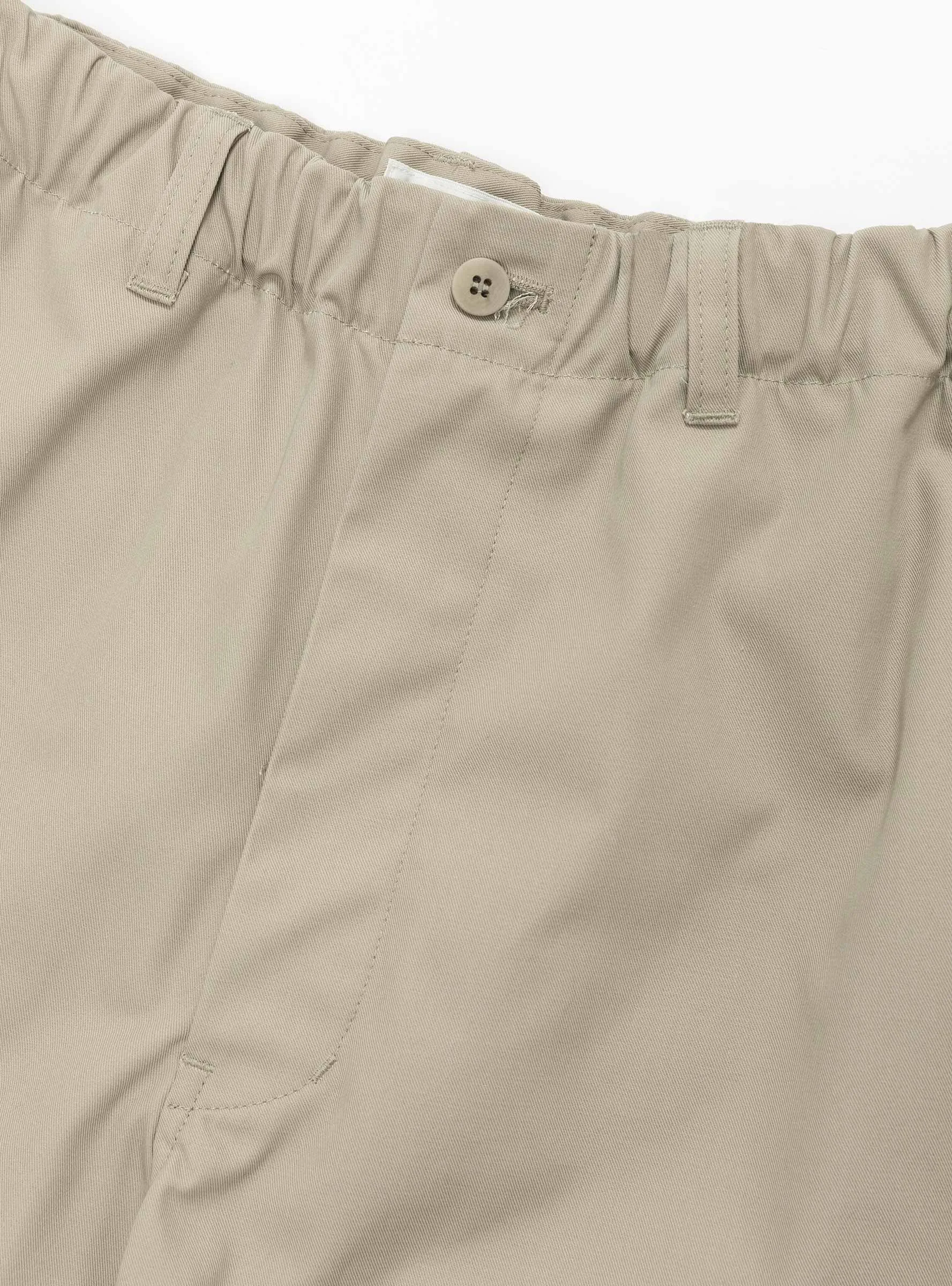High Twist Pants Khaki Beige