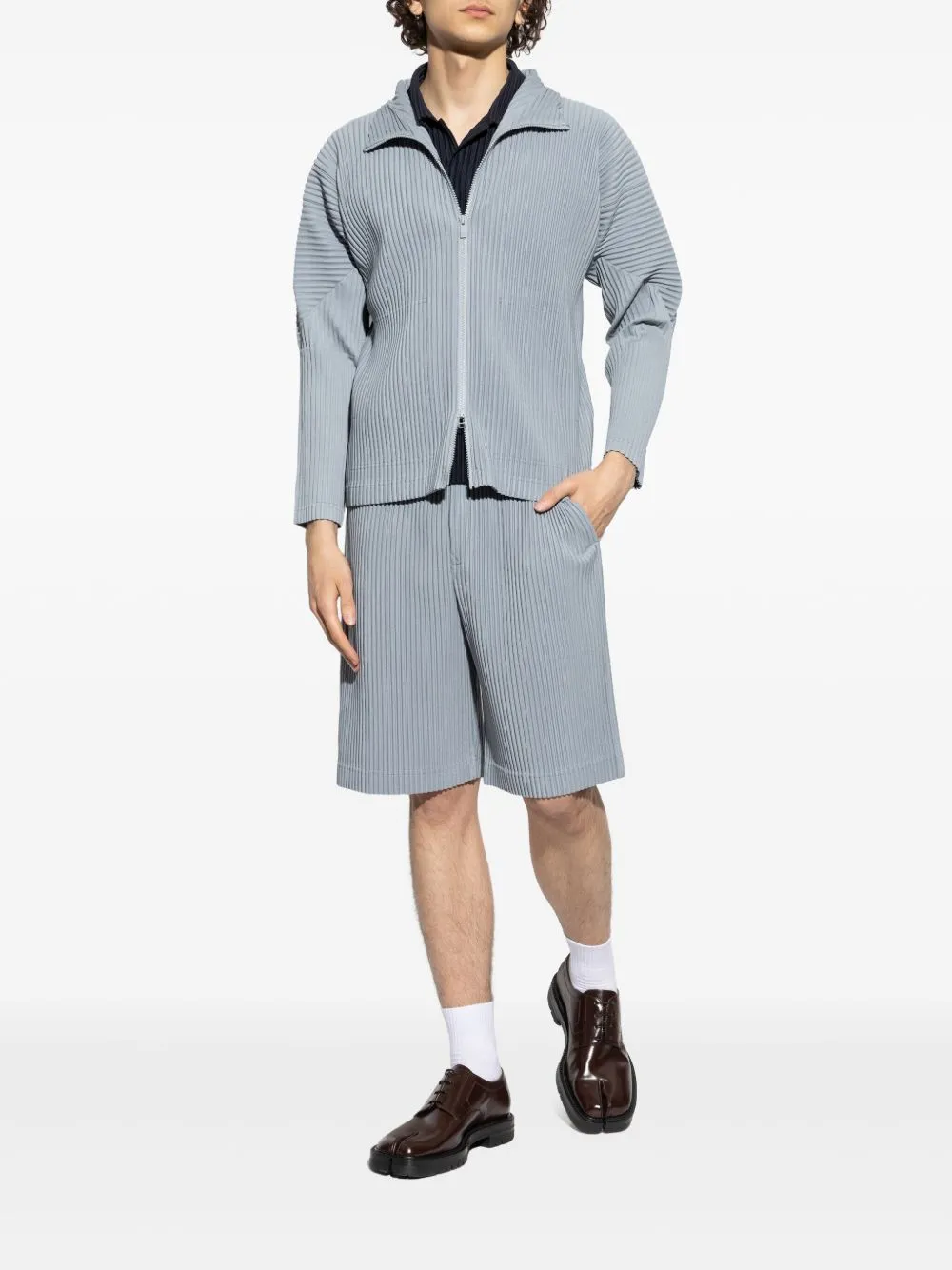 HOMME PLISSE ISSEY MIYAKE - Men Color Pleats Pant