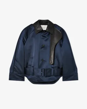 JW Anderson - Women's Rounded Blouson Jacket - (Navy/Black)