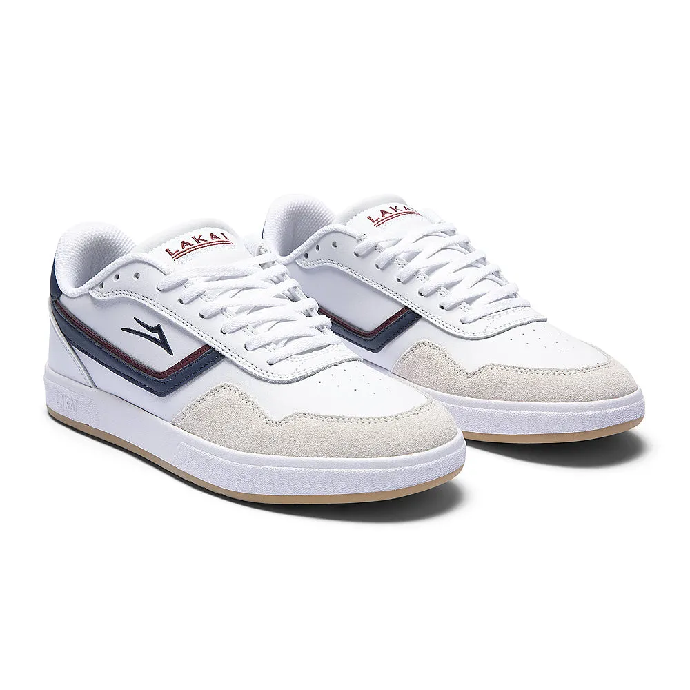 LAKAI TERRACE // WHITE/NAVY SUEDE