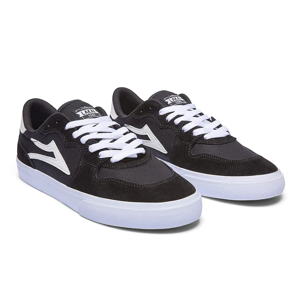 LAKAI YORK // BLACK/WHITE SUEDE