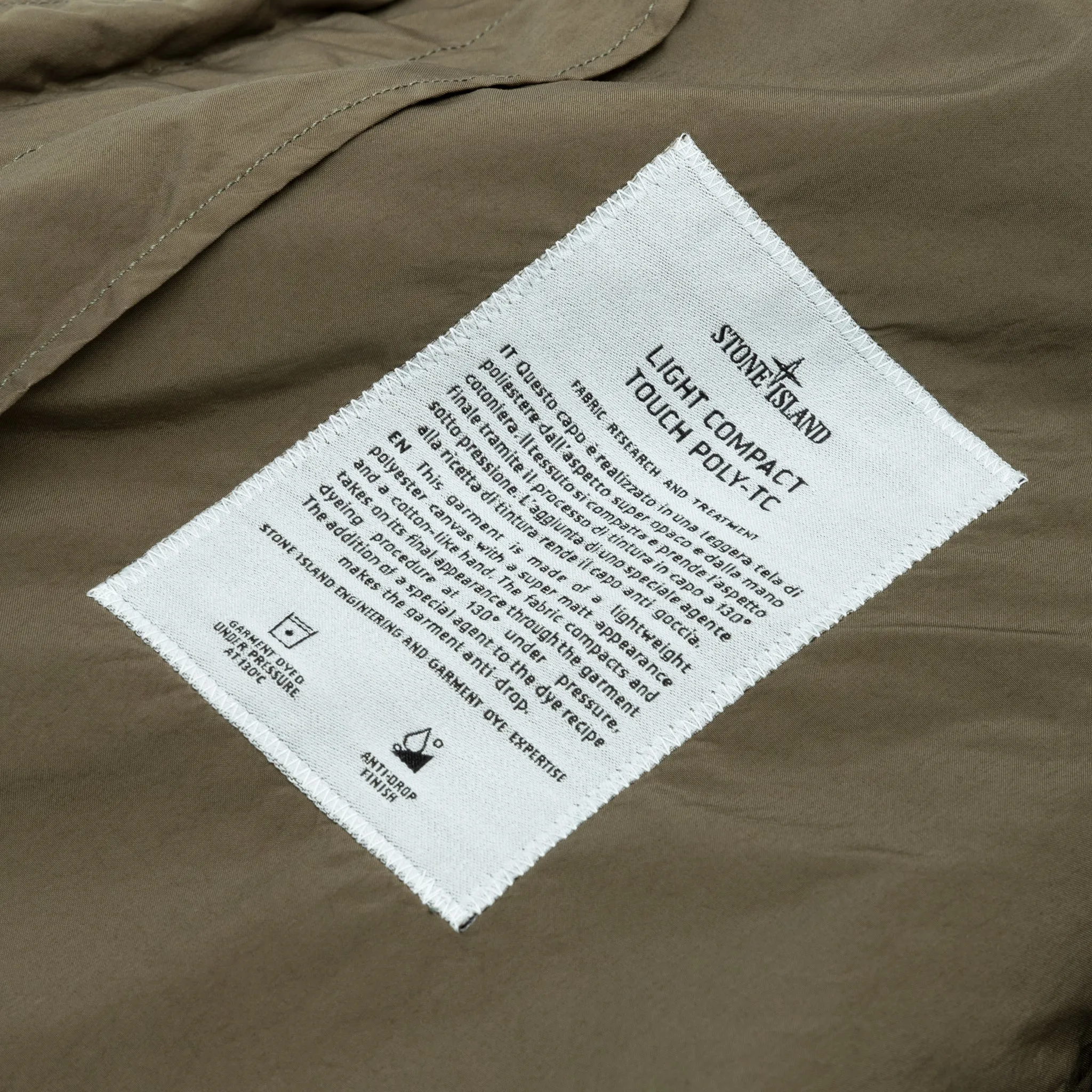 LIGHT COMPACT TOUCH POLY T-C PARKA