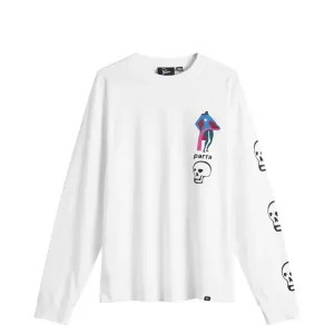 LOWERING THE BAR LONG SLEEVE SHIRT WHITE