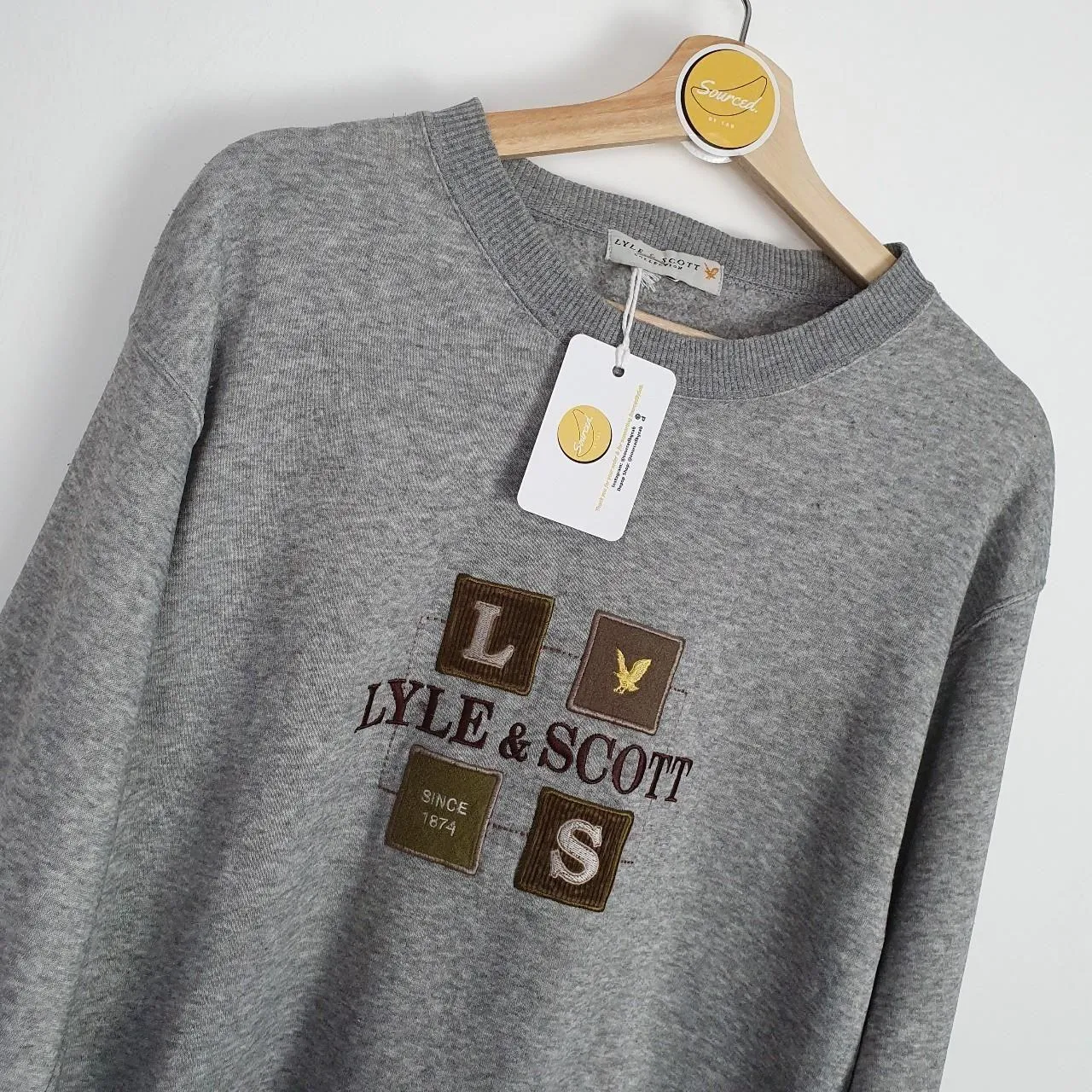 Lyle & Scott Retro Crewneck Sweatshirt (L)