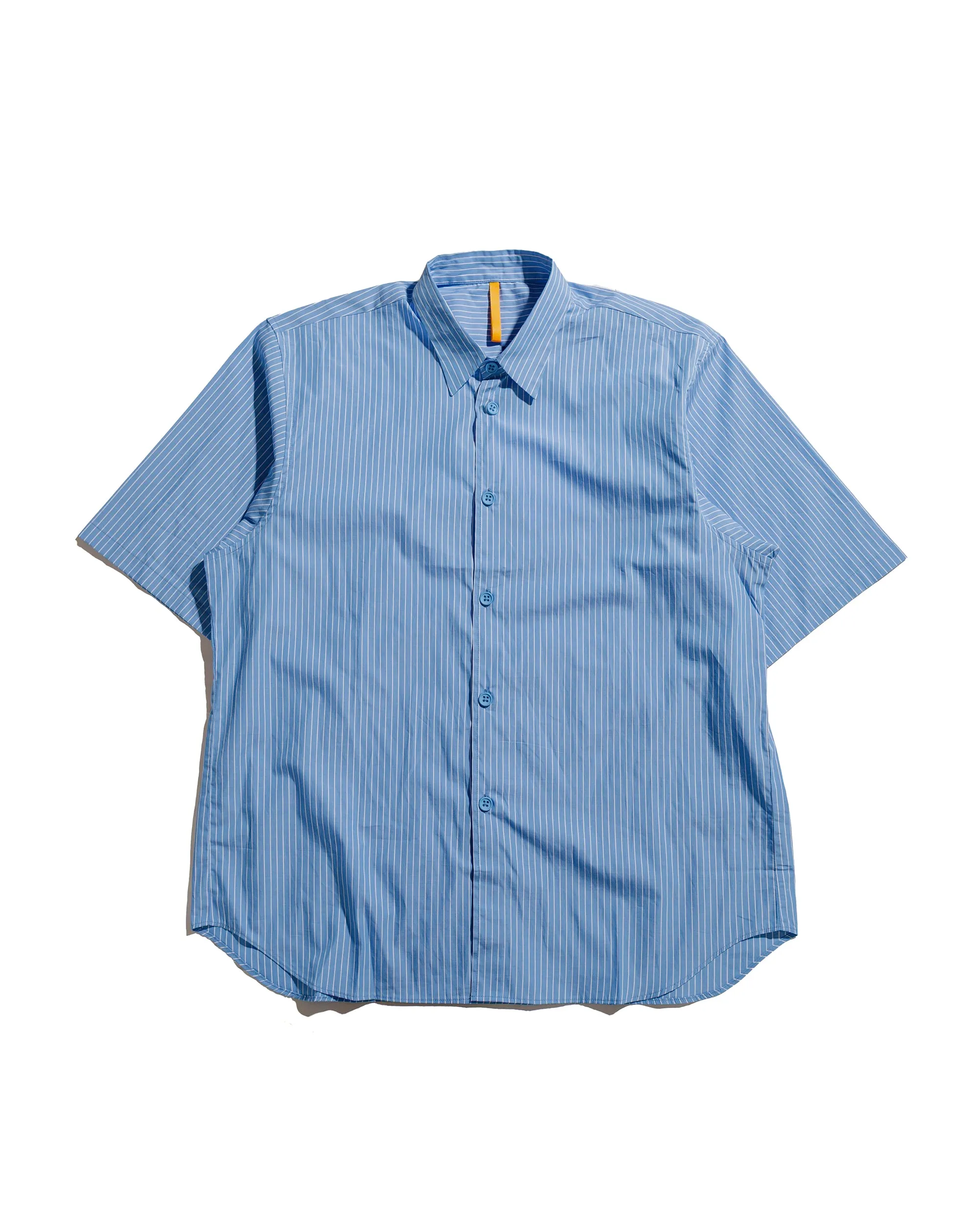 MAN-TLE R18S9 S/S Weather Shirt Pool Stripe