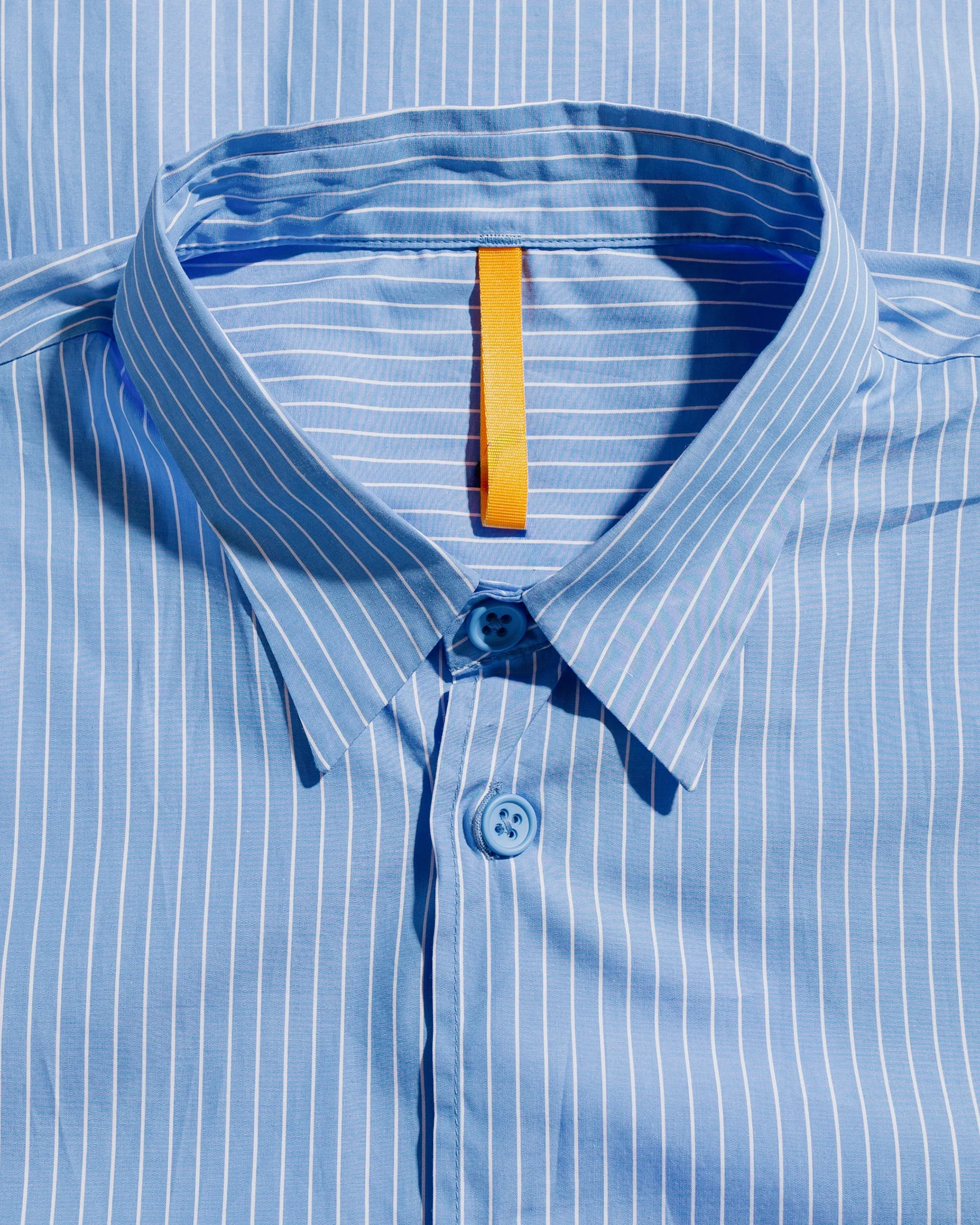 MAN-TLE R18S9 S/S Weather Shirt Pool Stripe