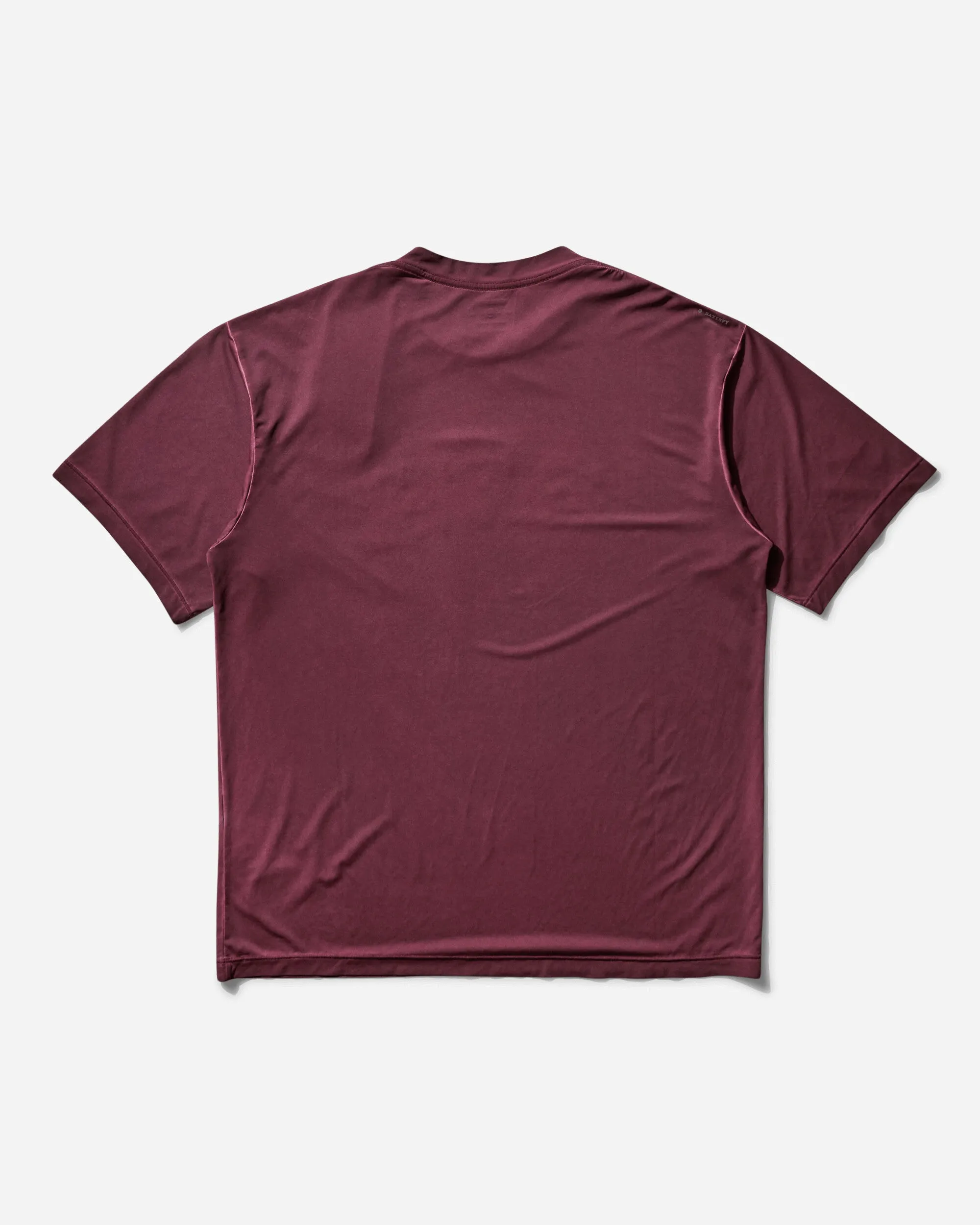 Men's AuraLite TShirt Burgundy Pigment