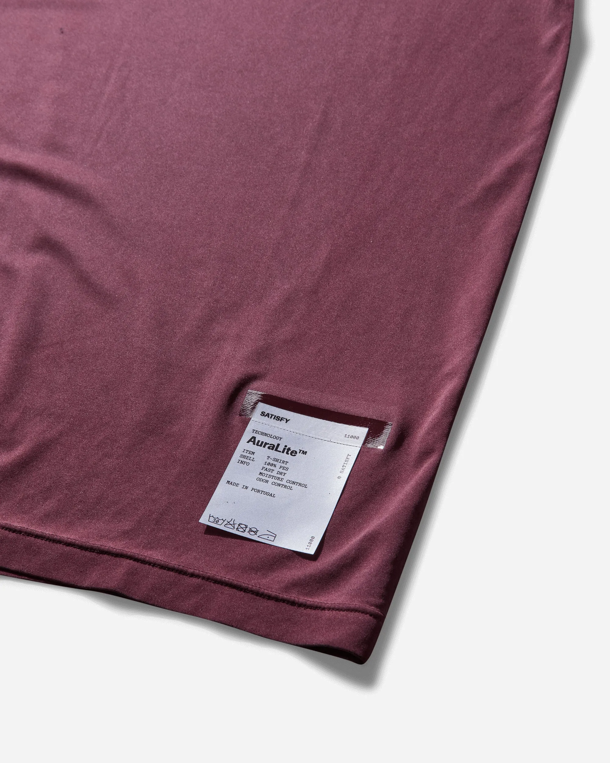 Men's AuraLite TShirt Burgundy Pigment