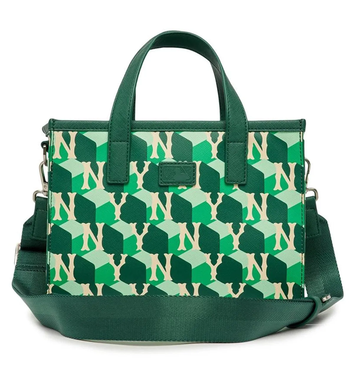 MLB Cube Monogram S Tote Bag NY (Green)