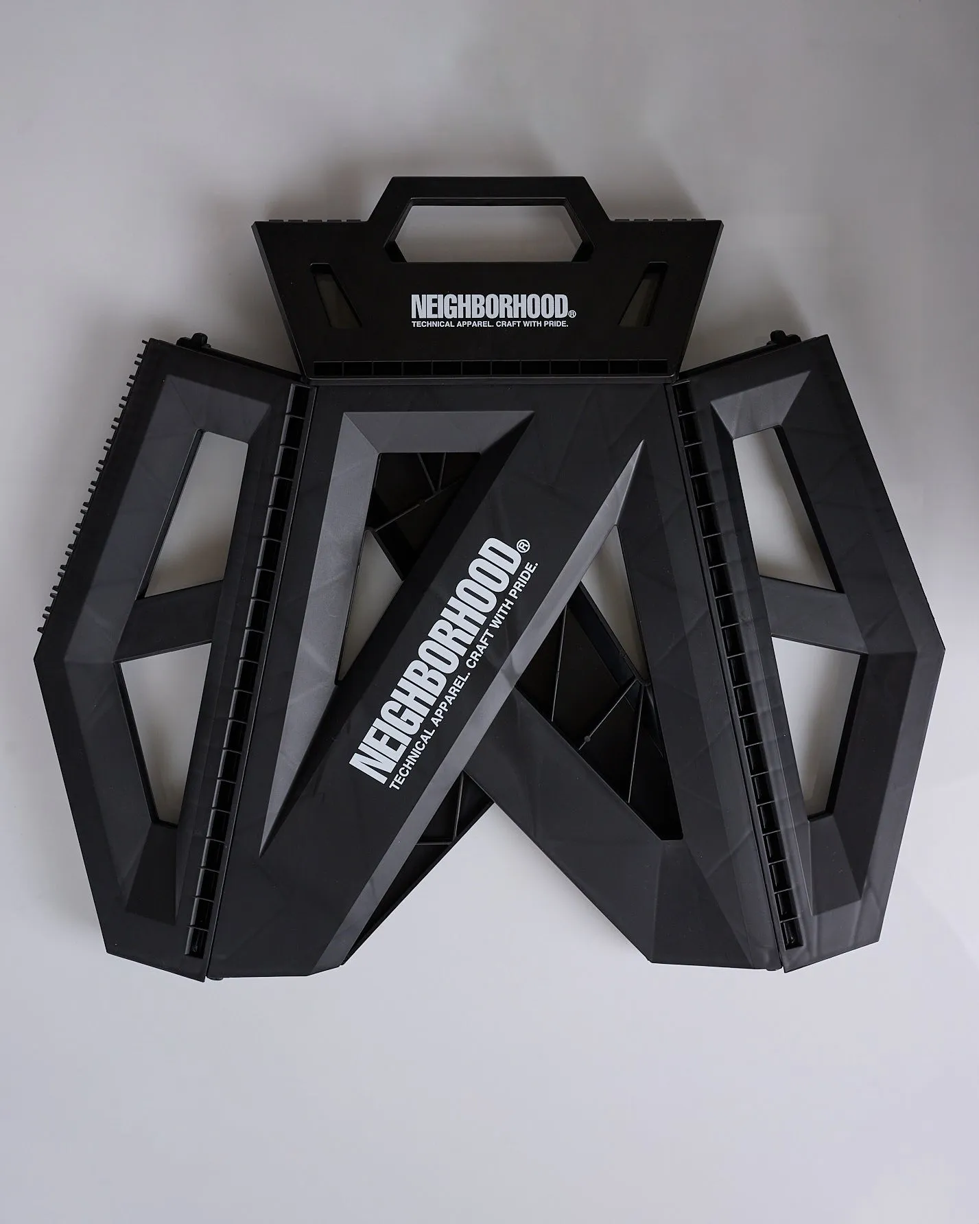 Neighborhood Logo Foldable Chair Black
