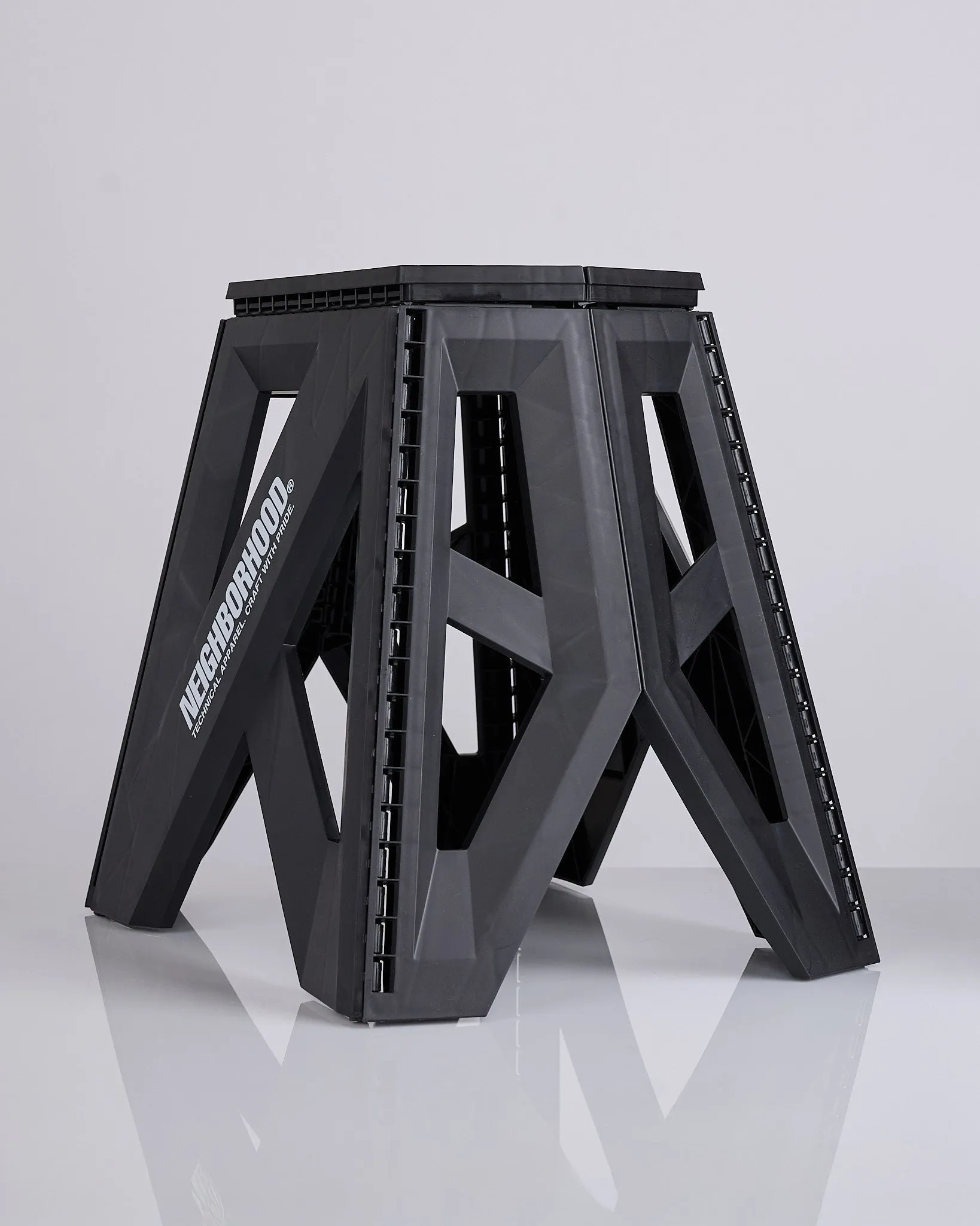 Neighborhood Logo Foldable Chair Black
