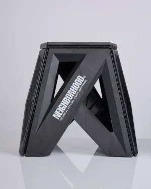 Neighborhood Logo Foldable Chair Black